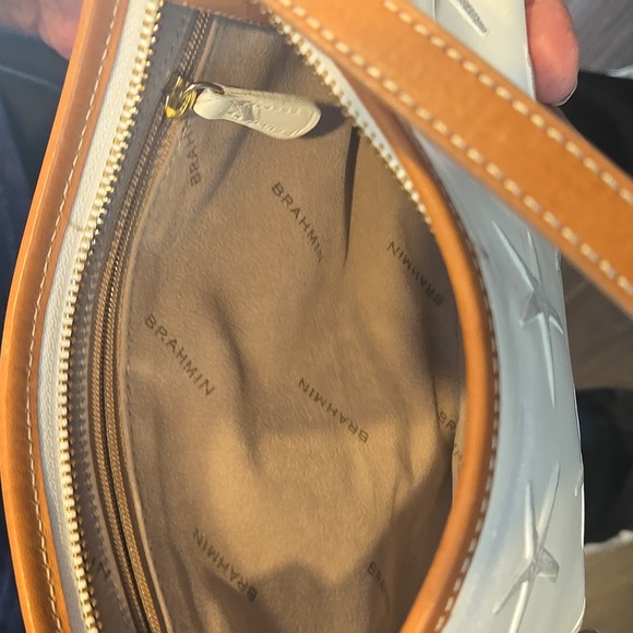 🤍🩶VINTAGE BRAHMIN Silver Atlantic Starfish Mini Shoulder Bag 🩶🤍 - Picture 4 of 10